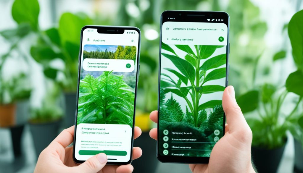 Identificação de plantas com Google Lens