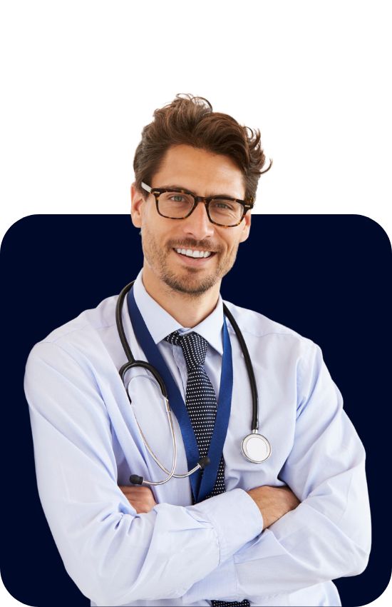 Homem na Agência de SEO para Saúde